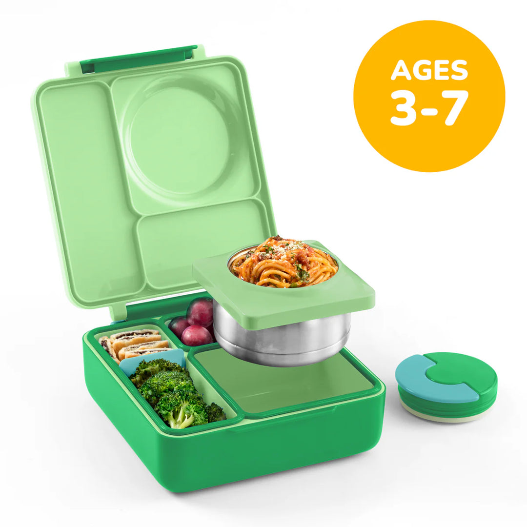 OmieBox  | Insulated Bento Lunch Box | Apple Green