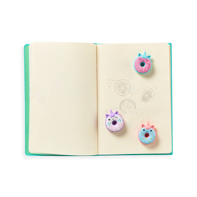 Magic Bakery Unicorn Donuts Scented Erasers - Set of 3