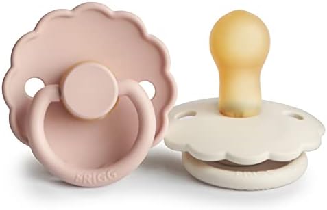 2 Pack - FRIGG Daisy Natural Rubber Baby Pacifier | 4 Colour Options
