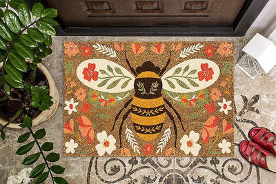 Floral Bee | Doormat