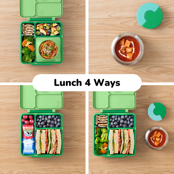 OmieBox  | Insulated Bento Lunch Box | Apple Green