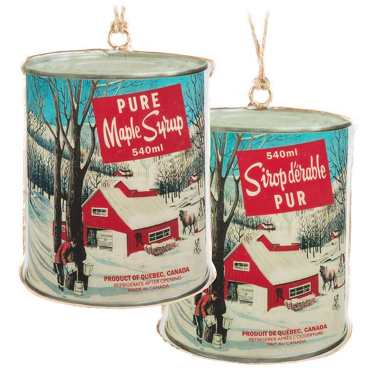 Ornaments | maple syrup can