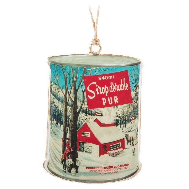 Ornaments | maple syrup can