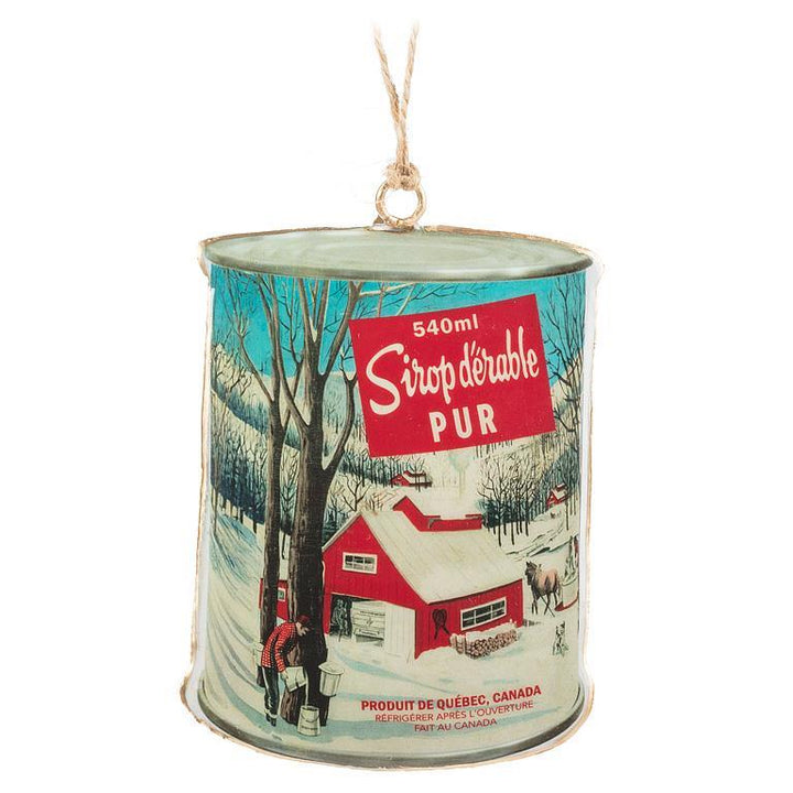 Ornaments | maple syrup can