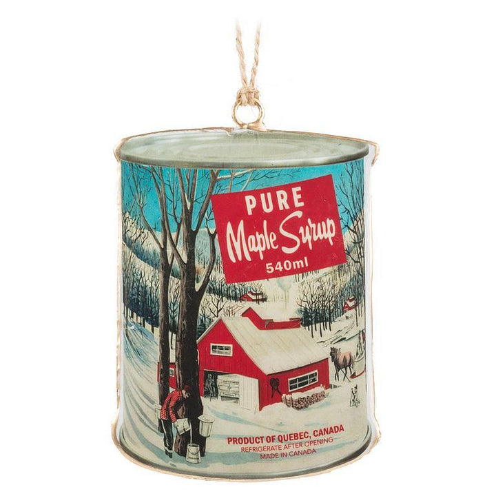 Ornaments | maple syrup can