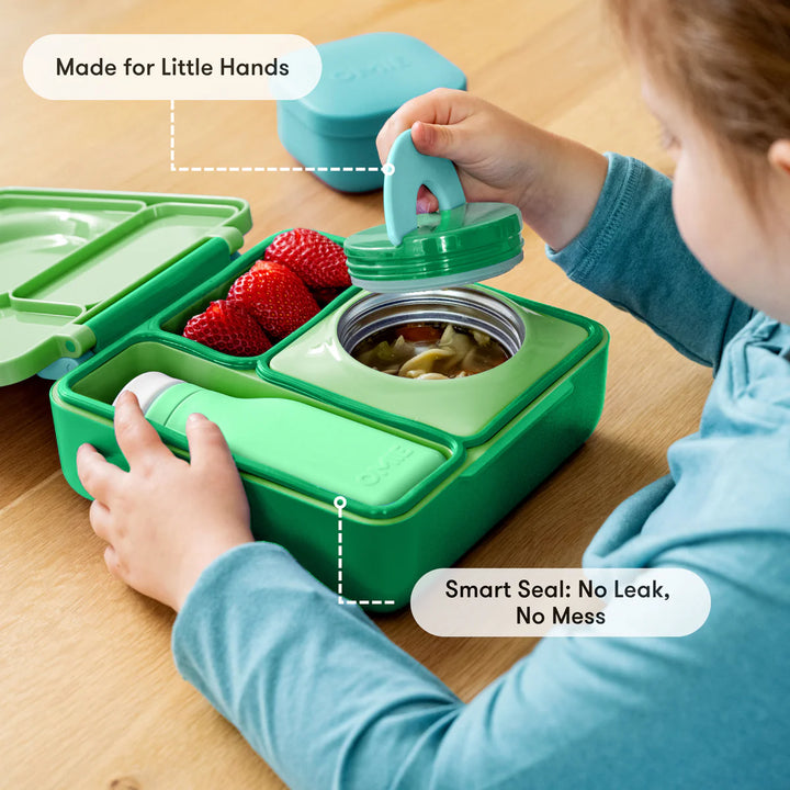 OmieBox  | Insulated Bento Lunch Box | Apple Green
