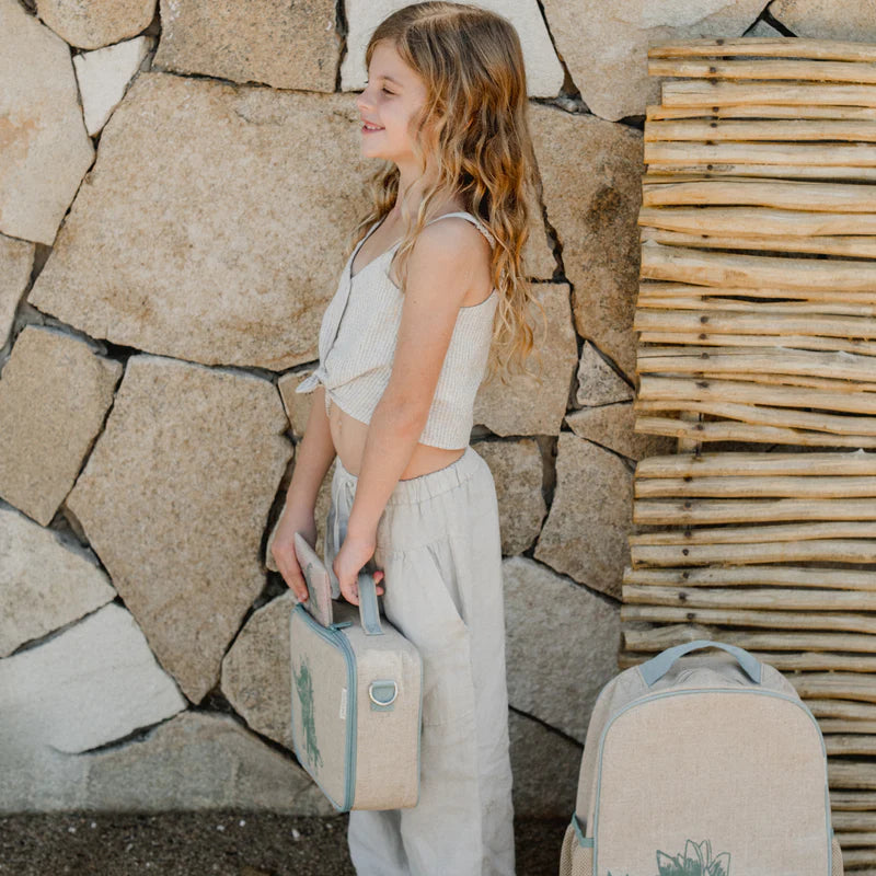 SoYoung | Green Stegosaurus Washable Lunch Box