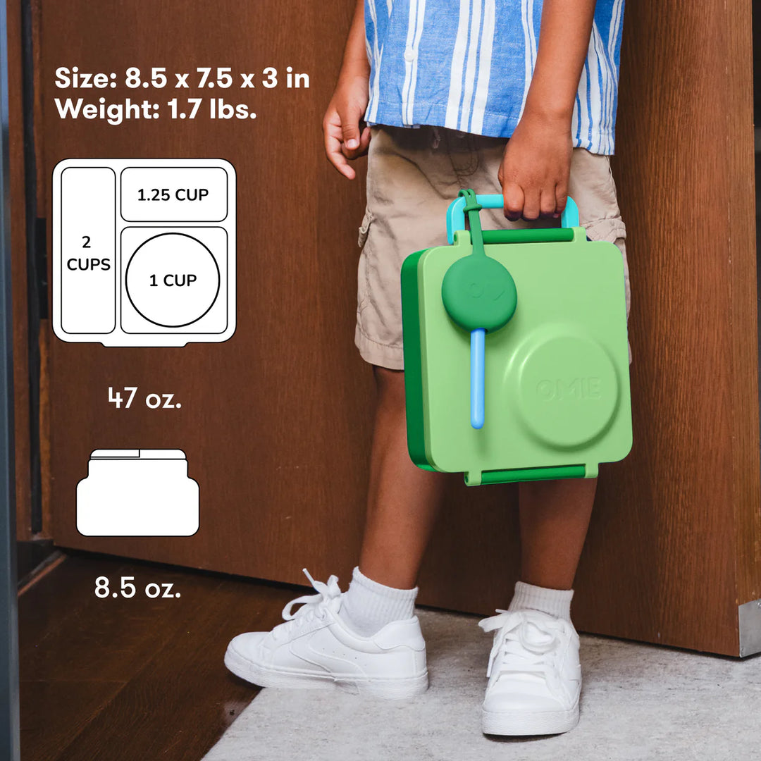 OmieBox  | Insulated Bento Lunch Box | Apple Green