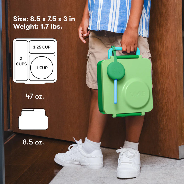 OmieBox  | Insulated Bento Lunch Box | Apple Green