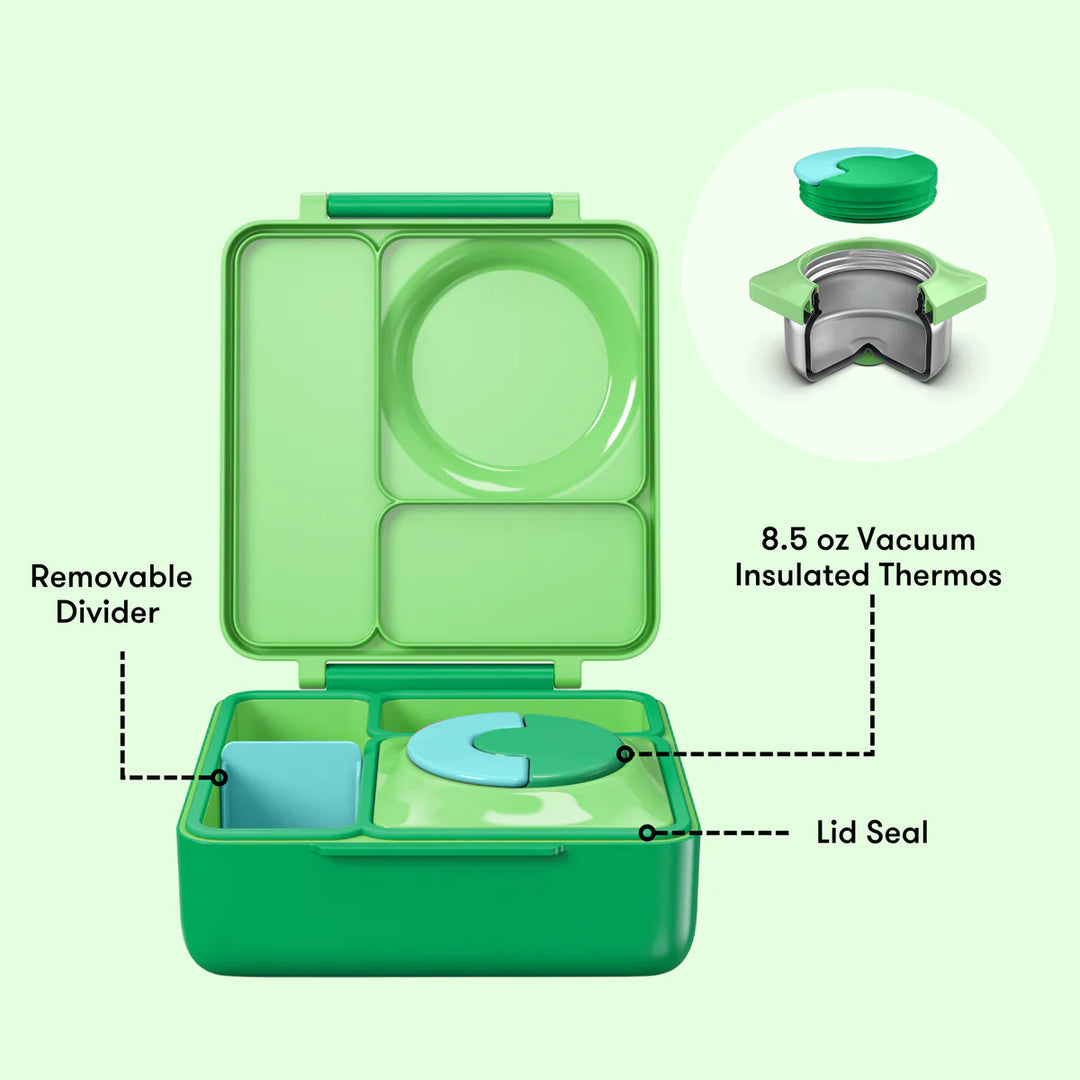 OmieBox  | Insulated Bento Lunch Box | Apple Green