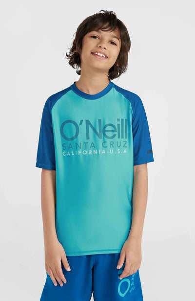 O'NEILL KIDS | Cali Skins UPF 50+ UV Protection Shirt | Neon Blue