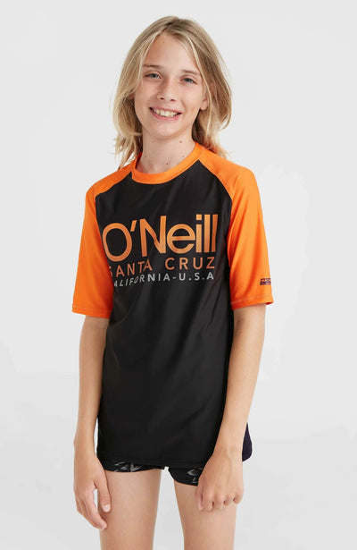 O'NEILL KIDS | Cali Skins UPF 50+ UV Protection Shirt | Blackout