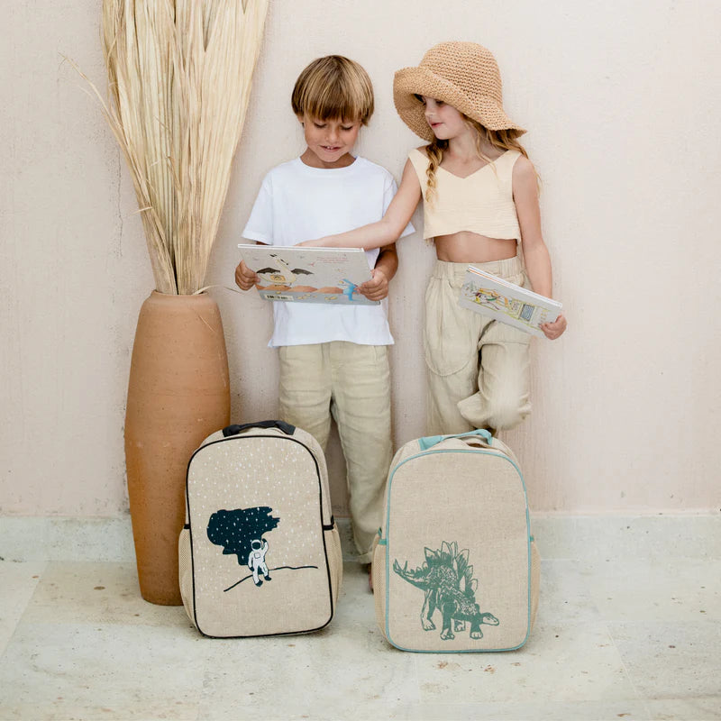 SoYoung | Green Stegosaurus Grade School Backpack
