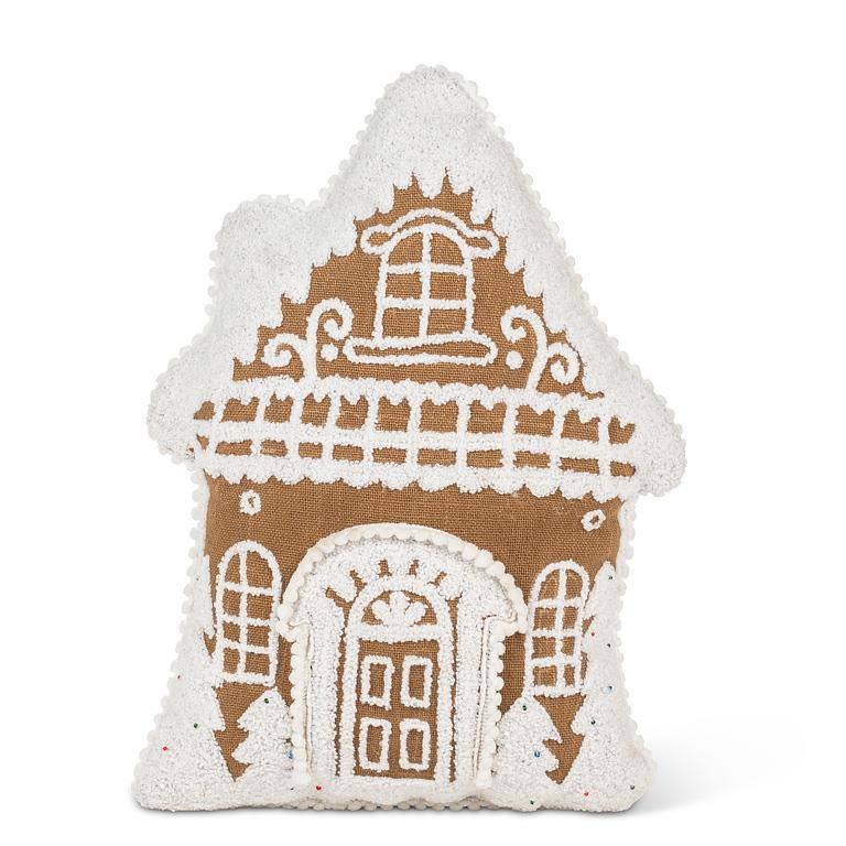 Large Gingerbread House Pillow