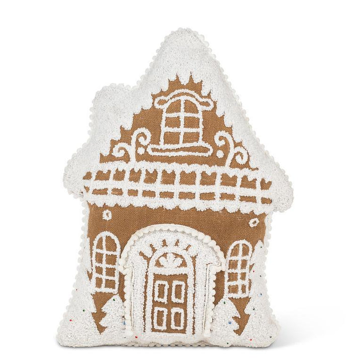 Large Gingerbread House Pillow
