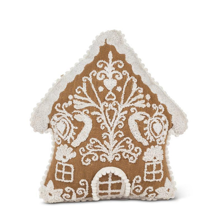 Small Gingerbread House Pillow
