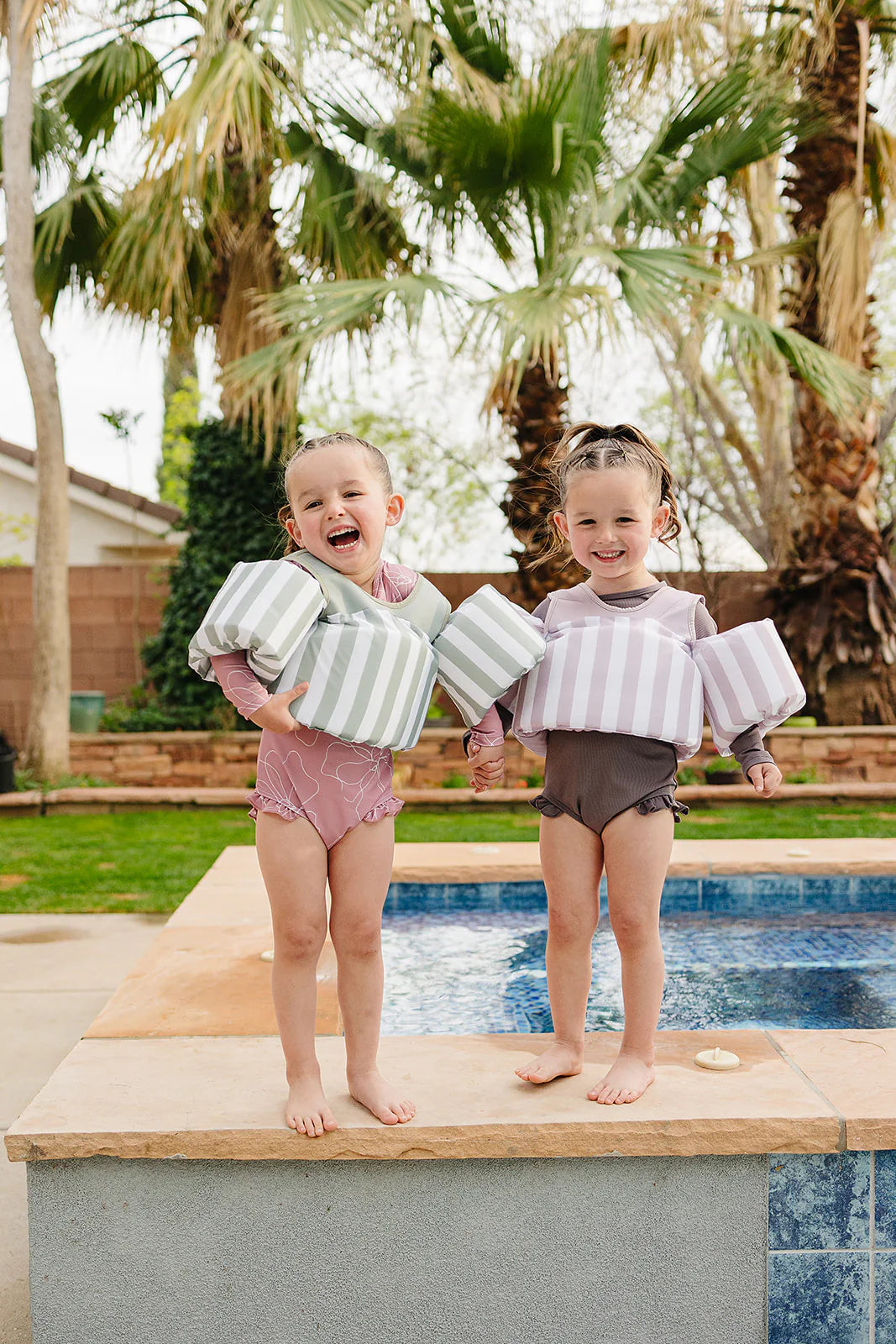 Current Tyed Clothing | FLOATIES | Purple Stripes