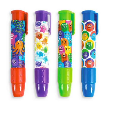Monsters: ClickIt Erasers - 4 Colours Available