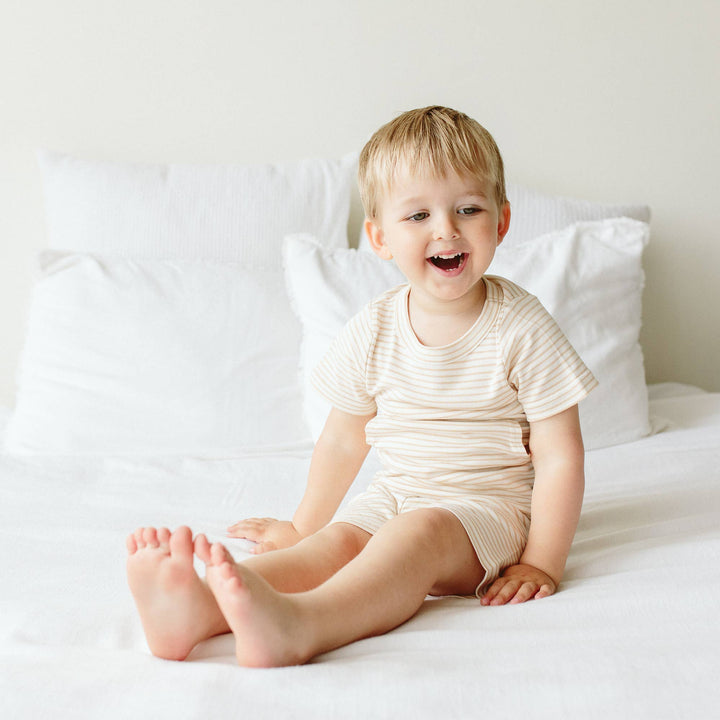 All Day Biker Set - Dune Stripe