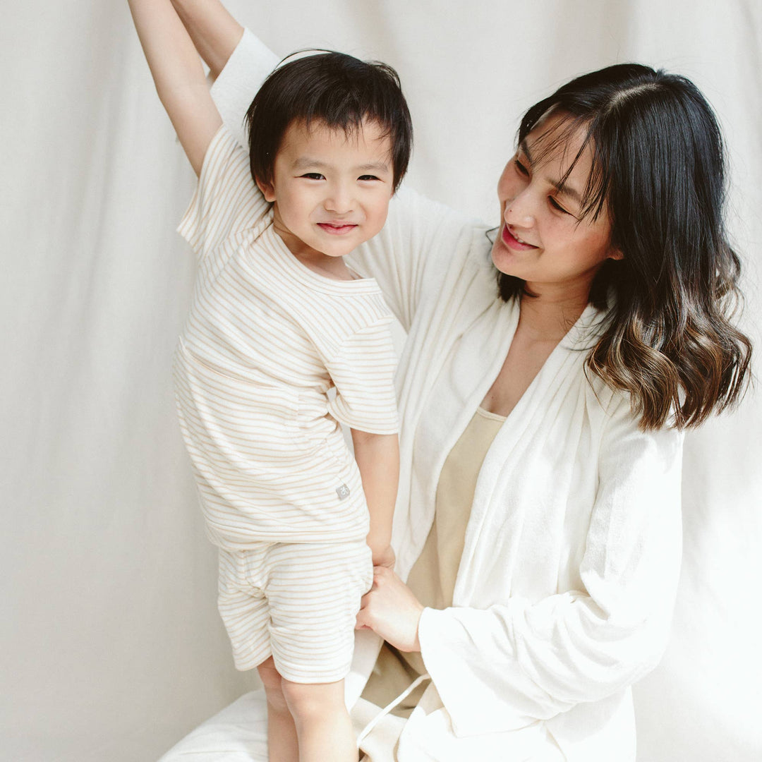 All Day Biker Set - Dune Stripe