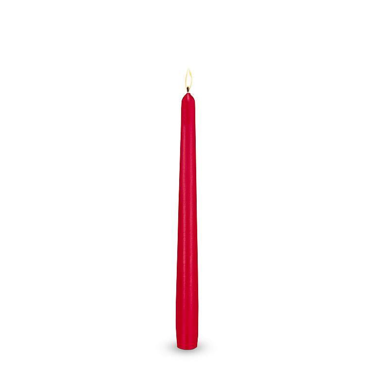 Classic Taper Candle - Red