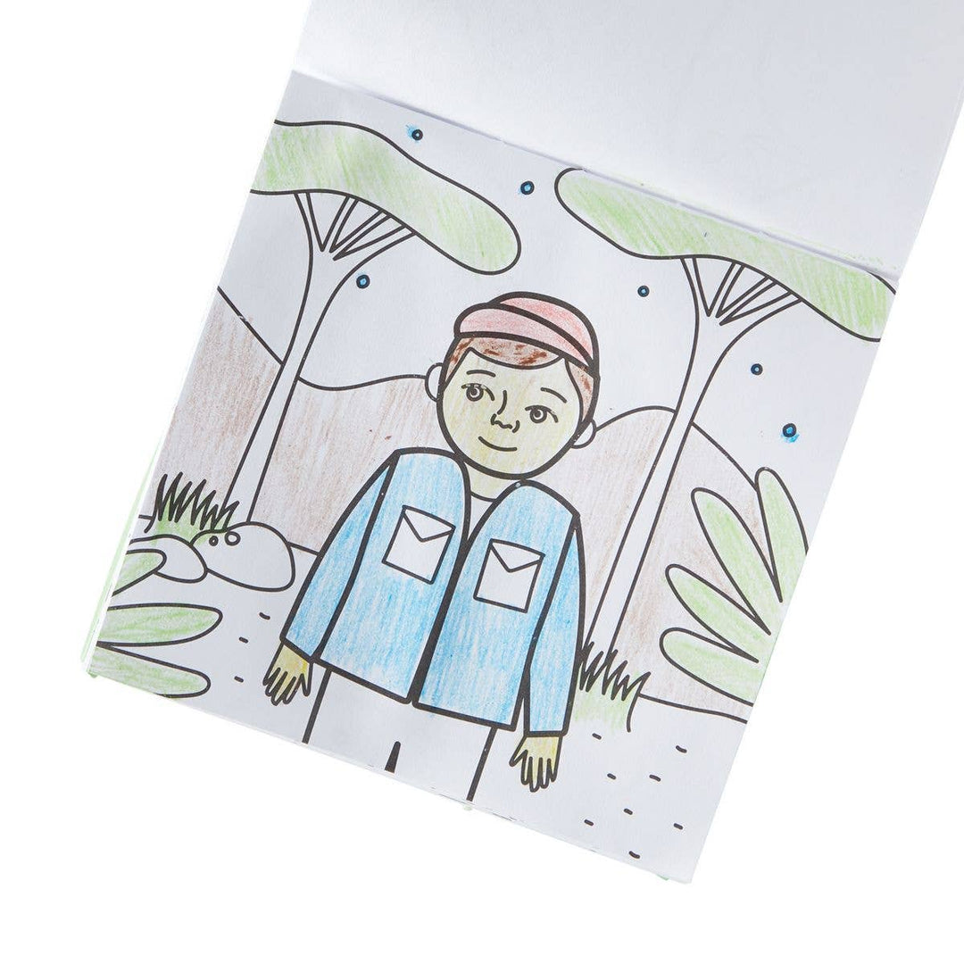 Carry Along Crayon & Coloring Book Kit - On Safari