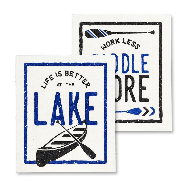 Better at the Lake Dishclothes - Set of 2