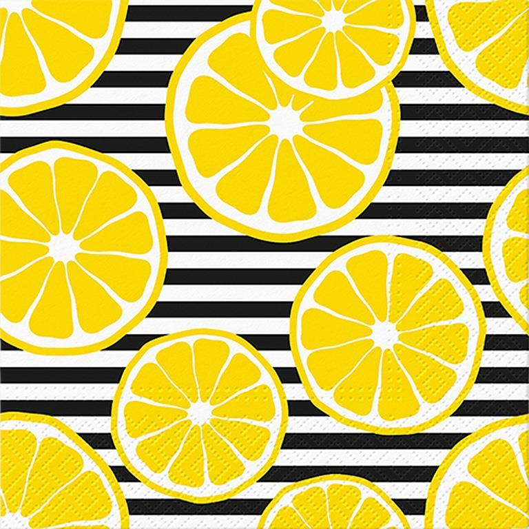 Luncheon Citrus Madness Napkins. Pack of 20