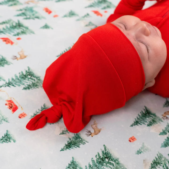 Knotted Hat | Santa Red