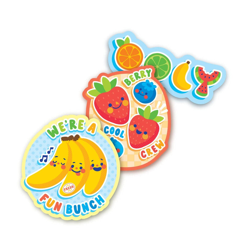 Stickiville Stickers: Fruit Friends - Vinyl (4 Die-Cut)