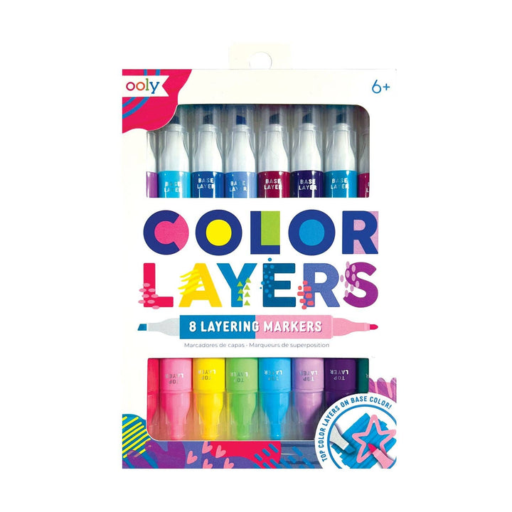 Colour Layers Double-Ended Layering Markers- Set of 8
