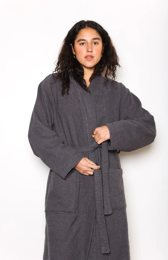 The Arnet Robe | charcoal
