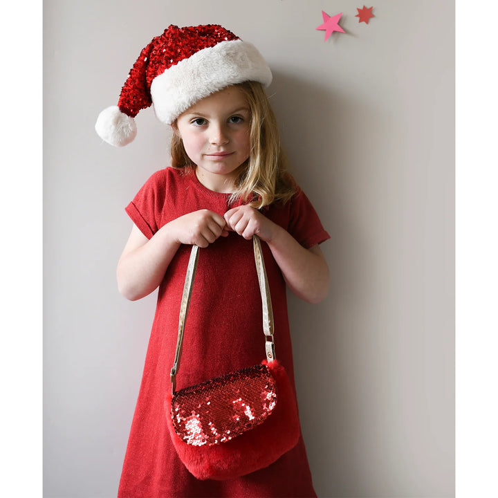Sequin Velvet Kids Bag