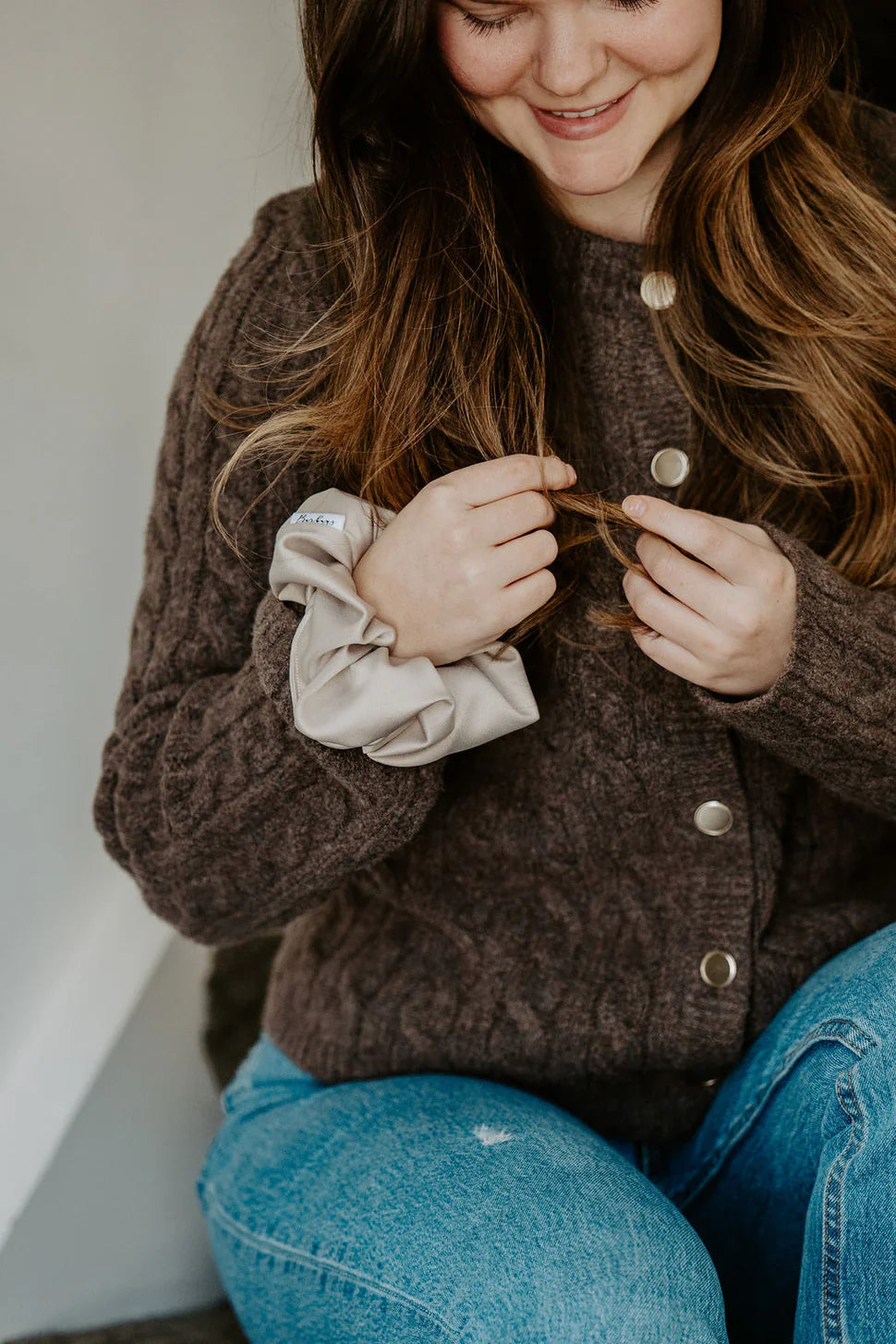 Original Scrunchie | Champagne Satin