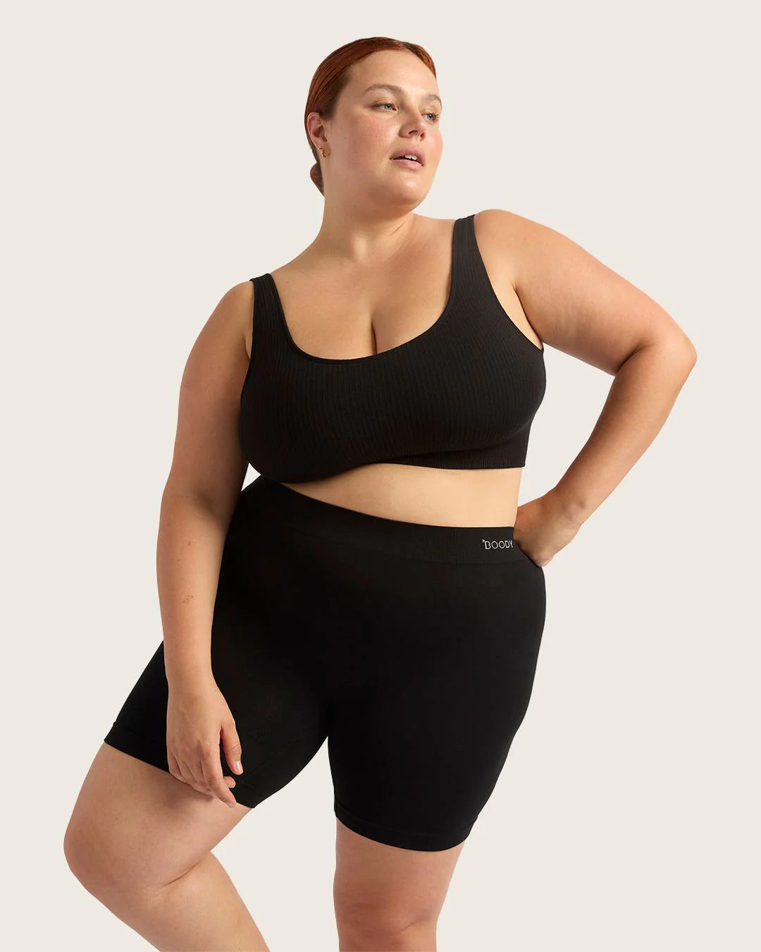 Seamfree Undershort 6" | Black