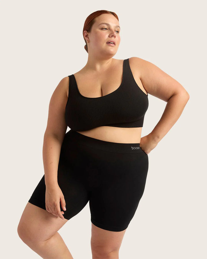 Seamfree Undershort 6" | Black