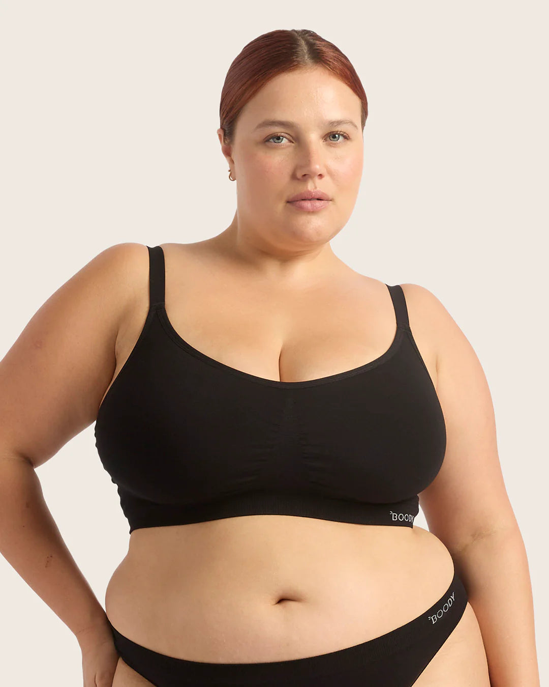 Full Bust Wireless Bra | Black