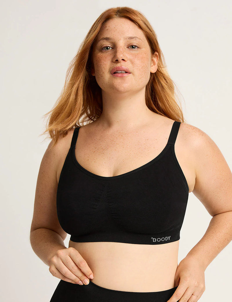 Full Bust Wireless Bra | Black