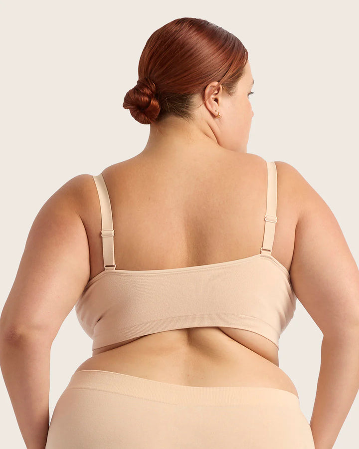 Full Bust Wireless Bra | Nude