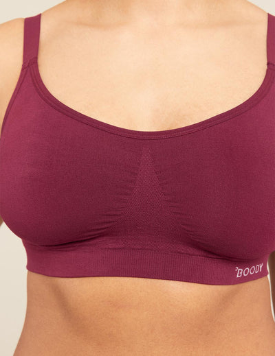 Full Bust Wireless Bra | Plum