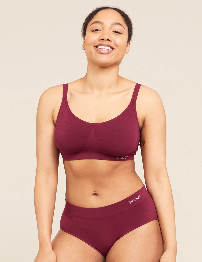 Full Bust Wireless Bra | Plum