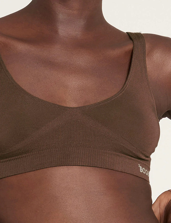 Seamfree Padded Crop Bra |  clove