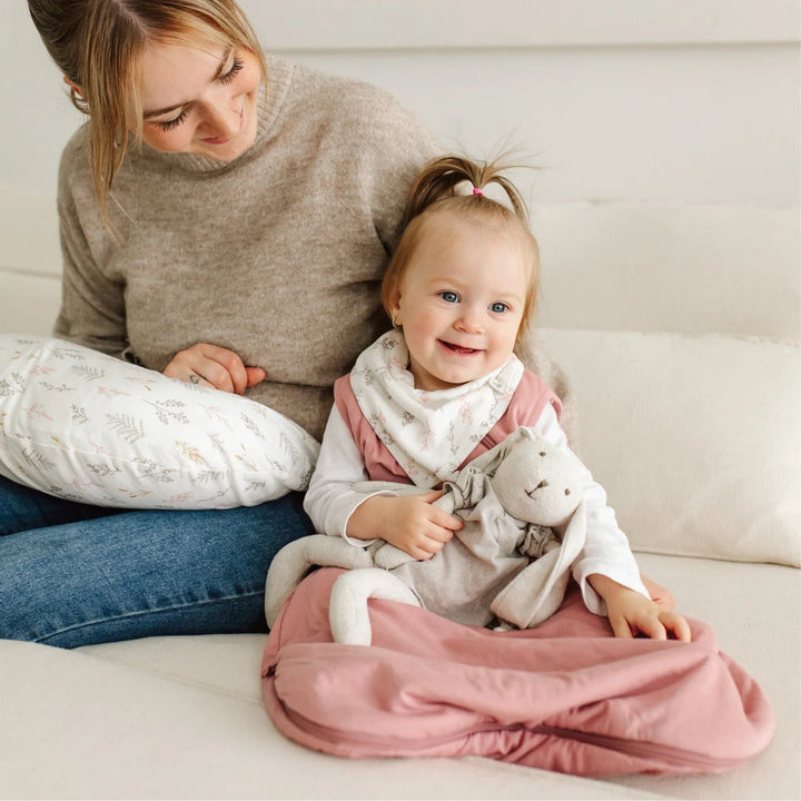 Perlimpinpin Bamboo Bibs, 3 pack | malvas, porto, wheat