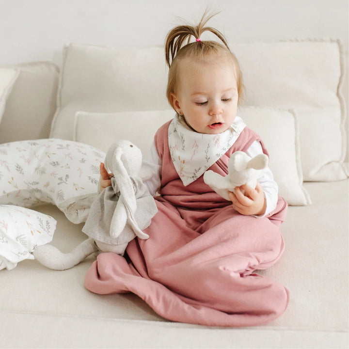 Perlimpinpin Bamboo Bibs, 3 pack | malvas, porto, wheat