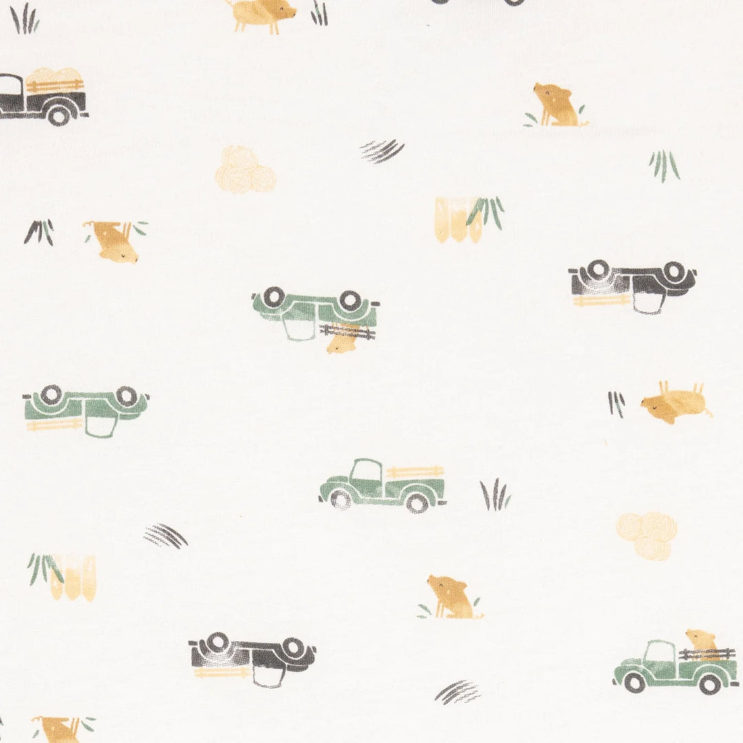 Perlimpinpin Bamboo Bibs, 3 pack | pandas, green, & prairies