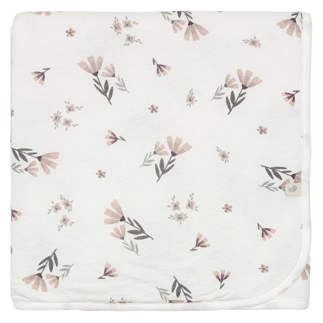 Perlimpinpin Bamboo Blanket | watercolor flowers