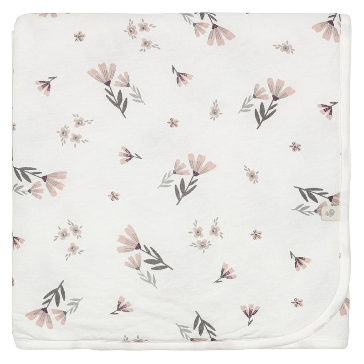 Perlimpinpin Bamboo Blanket | watercolor flowers