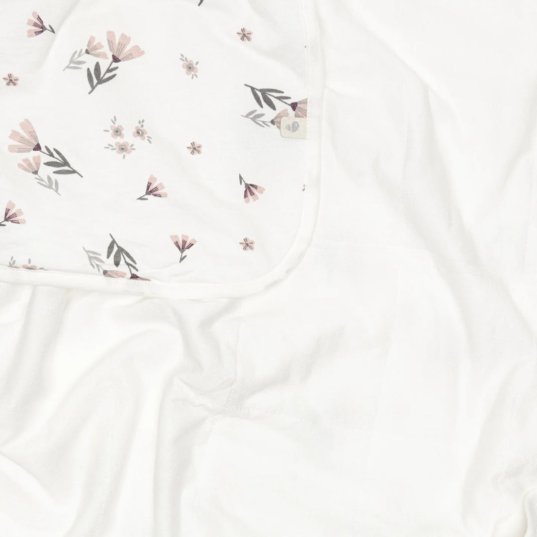 Perlimpinpin Bamboo Blanket | watercolor flowers