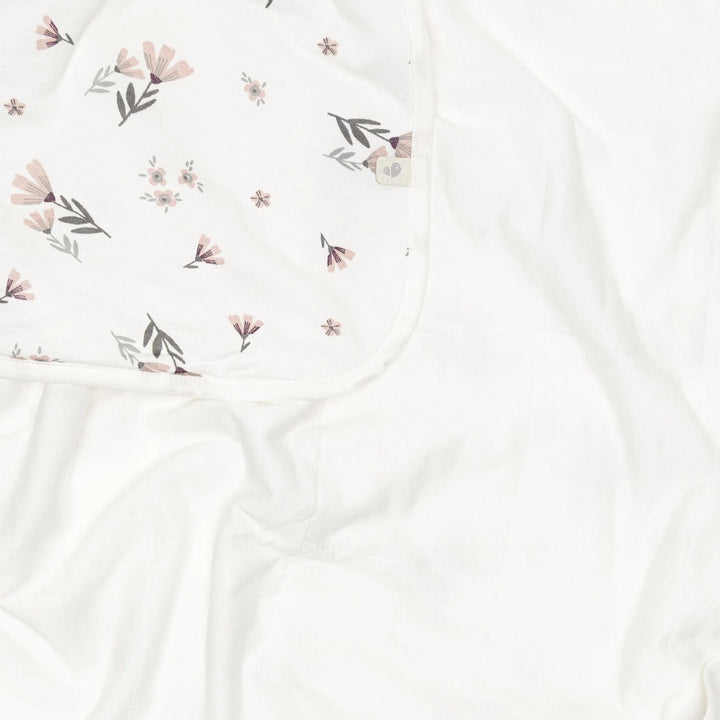 Perlimpinpin Bamboo Blanket | watercolor flowers