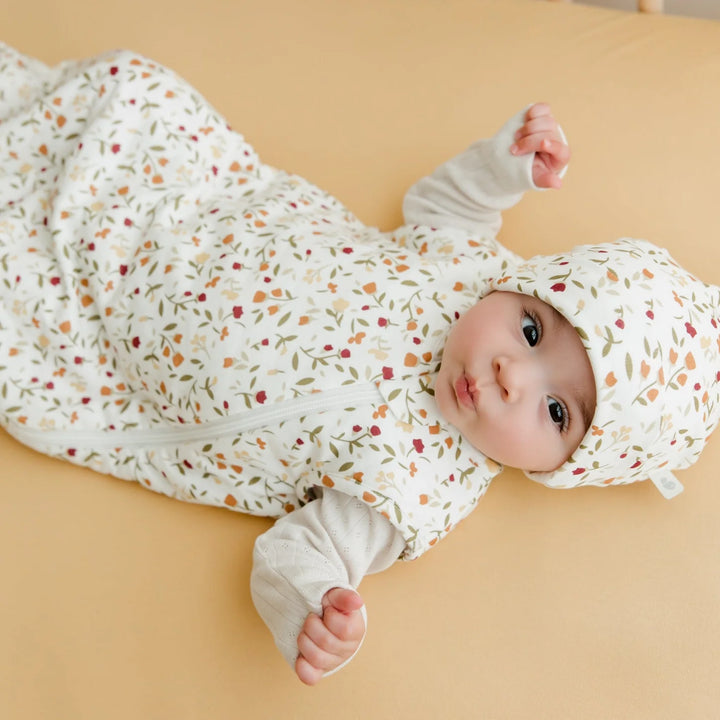 Perlimpinpin Bamboo Knotted Hat | floral